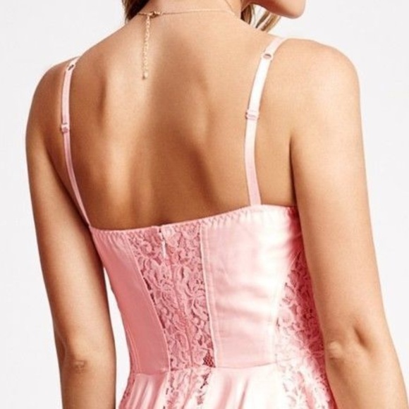 NEW GUESS Pink Dancer LaceDetail Corset Dress - Picture 5 of 11